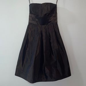 Vintage Ann Taylor strapless brown dress 🤎